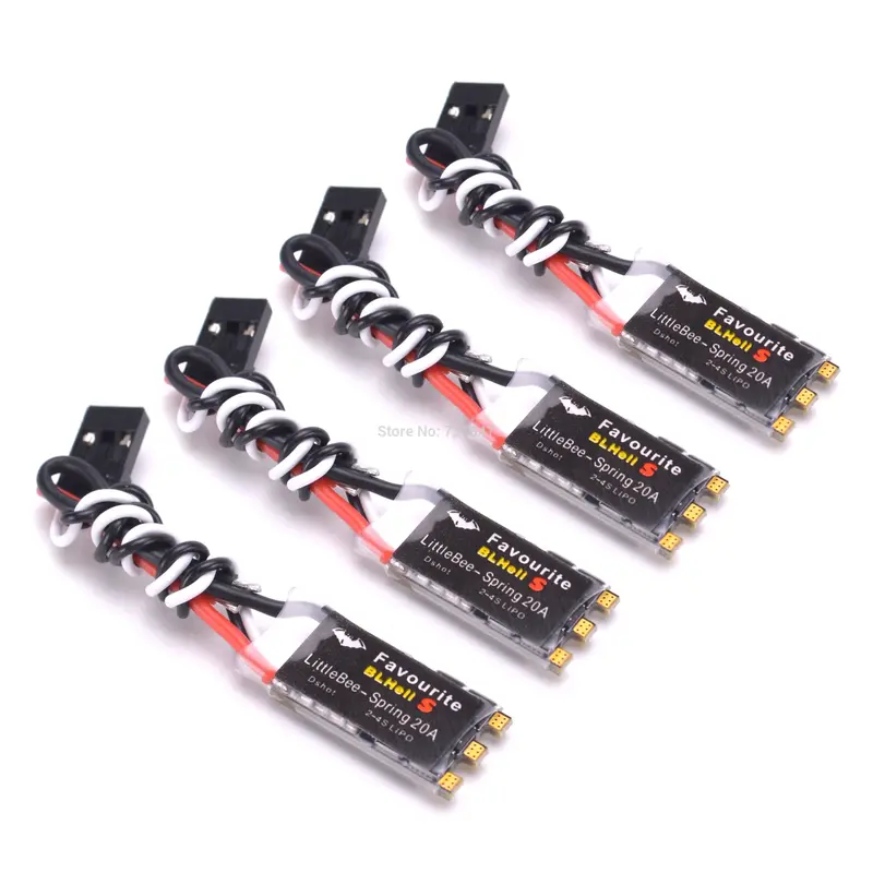 Fvt Littlebee Little Bee Spring 20A Blheli_S Esc Dshot Blheli S Speed Controller 2-4S For Fpv Raing Drone Quadcopter 210 250 1