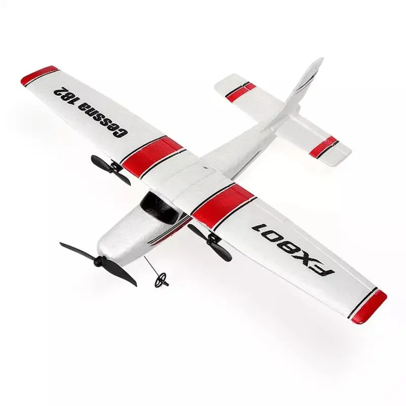Fx801 Rc Plane Epp Foam Glider Airplane Gyro 2.4G 2Ch Rtf Remote Control Wingspan Aircraft Funny Boys Airplanes Interesting Toys 1
