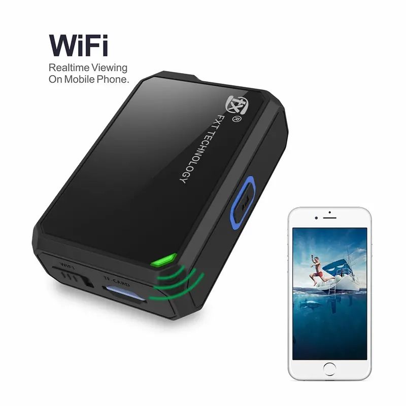 Fxt Analogue Dvr 720*576 60Fps 2.4Ghz Wifi Transmission Realtime Video Recorder Built-In Battery Support Android & Ios System App 1