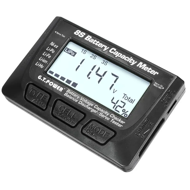 G.T.Power 8S Battery Voltage Capacity Checker Balance Discharger Servo Tester 1