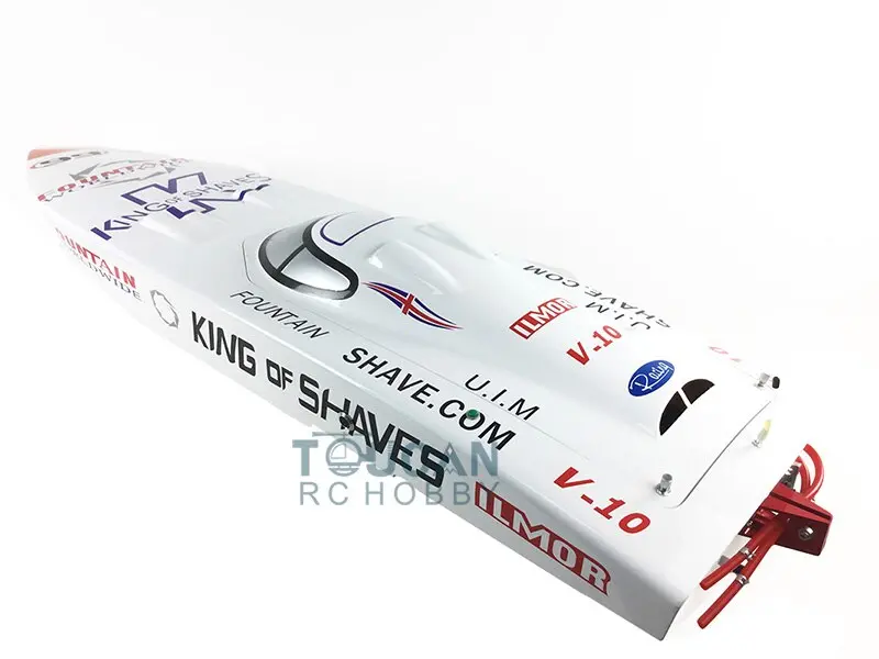 G26ip1 Artr Gasoline 26Cc-Clutch Engine Rc Racing Boat Deep-V Shaft Rudder White Th02721 1