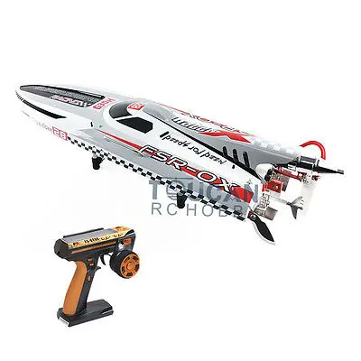 G30h Artr-Rc 54" 30Cc Engine Gasoline Fiber Glass Rc Racing Boat Radio System Servos Grey Thzh0055 1