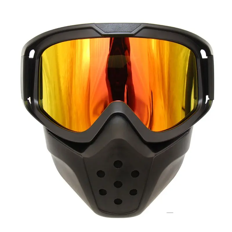 Gafas Con Mascara De Protección Para Moto 1
