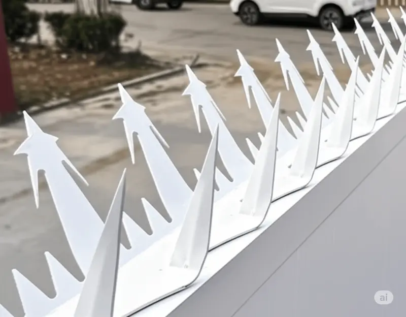 Galvanized Razor Spike  6" White Cbt77 1