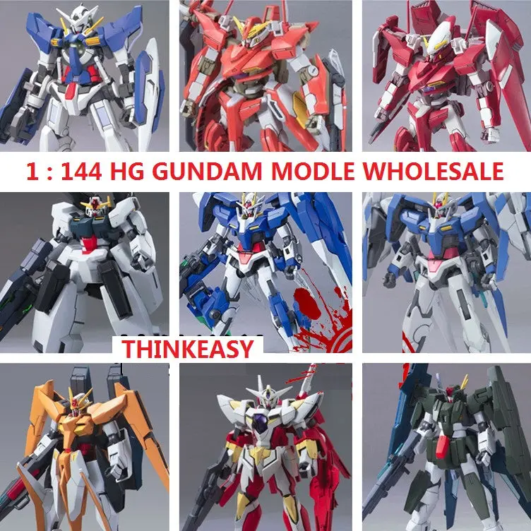 Gaogao Gundam Model Hg 1/144 Wing Zero Justice Freedom 00 Destiny Armor Rx-78 Ready Player One Unchained Mobile Suit 1