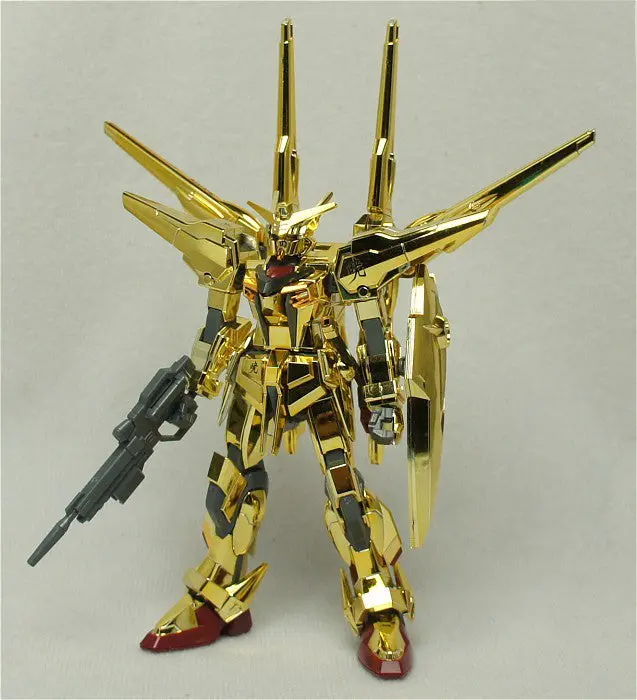 Gaogao Model Gundam Model Hg 1/144 Shiranui Akatsuki Seed Destiny Golden Gundam Mobile Suit Kids Toys 1