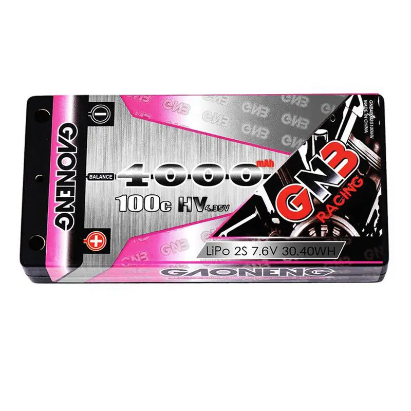 Gaoneng 4000Mah 2S 7.6V 100C Rc Car Li Battery T Plug 1