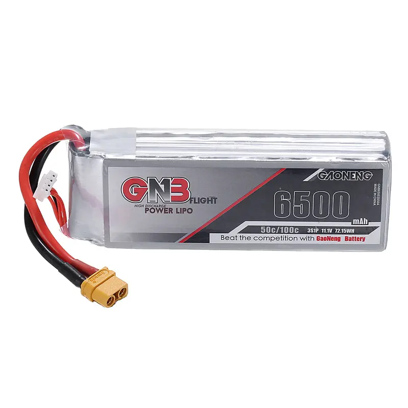 Gaoneng Gnb 11.1V 6500Mah 50C 3S Lipo Battery Xt60u-F Plug For Rc Car 1