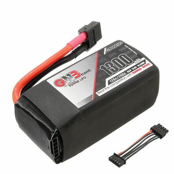 Gaoneng Gnb 14.8V 1300Mah 4S 120C/240C 19.24Wh Fpv Racing Lipo Battery W/ Balance Wire For Rc Drone 1