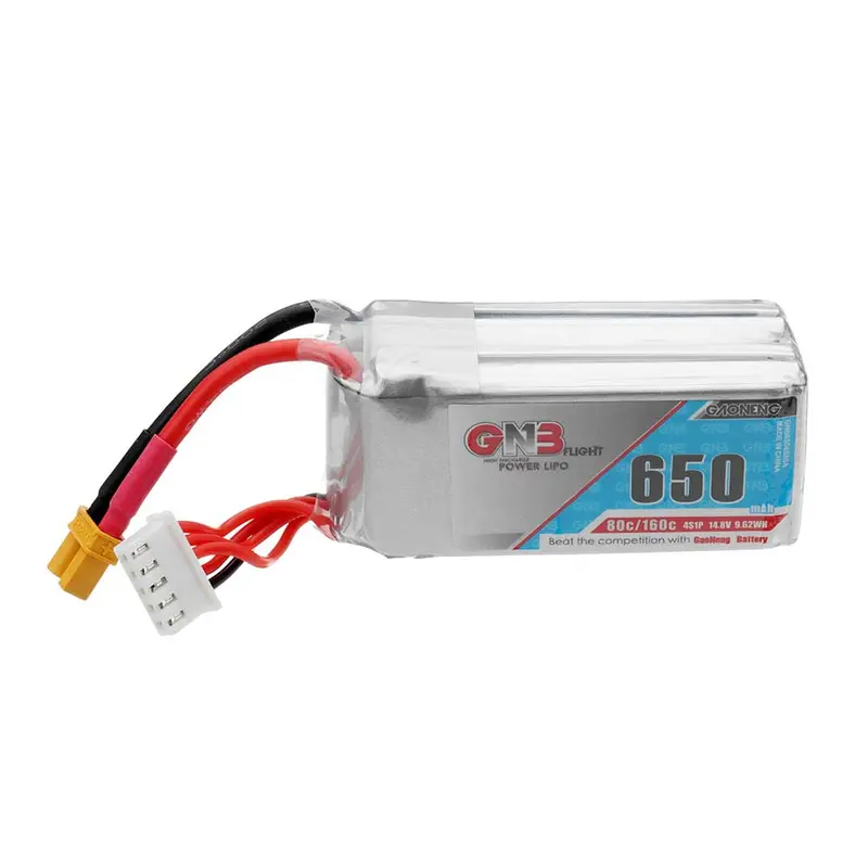 Gaoneng Gnb 14.8V 650Mah 80C/160C 4S Xt30 Plug Lipo Battery For Rc Drone 1