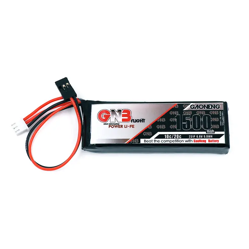 Gaoneng Gnb 1500Mah 2S 10C/20C 6.6V 9.9Wh Life Battery For Rc Drone Fpv Racing Parts Radio Receiver 1