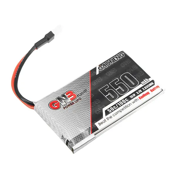Gaoneng Gnb 3.7V 550Mah 50C Lipo Battery White Plug 1