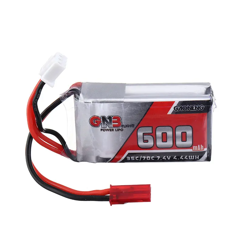 Gaoneng Gnb 7.4V 600Mah 35C 2S Lipo Battery Jst Plug For Fpv Rc Drone 1
