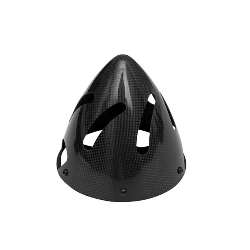 Gemfan Carbon Fiber Hollow Aluminum Base Two-Leaf Cowling Fairing 82Mm For Rc Airplane 1