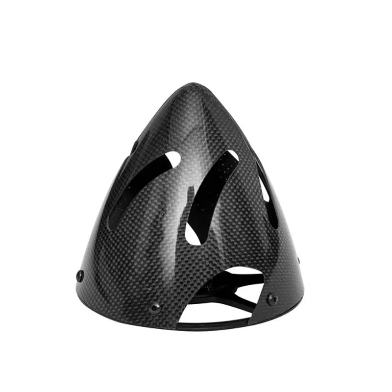 Gemfan Carbon Fiber Hollow Aluminum Base Two-Leaf Cowling Fairing 82Mm For Rc Airplane 2