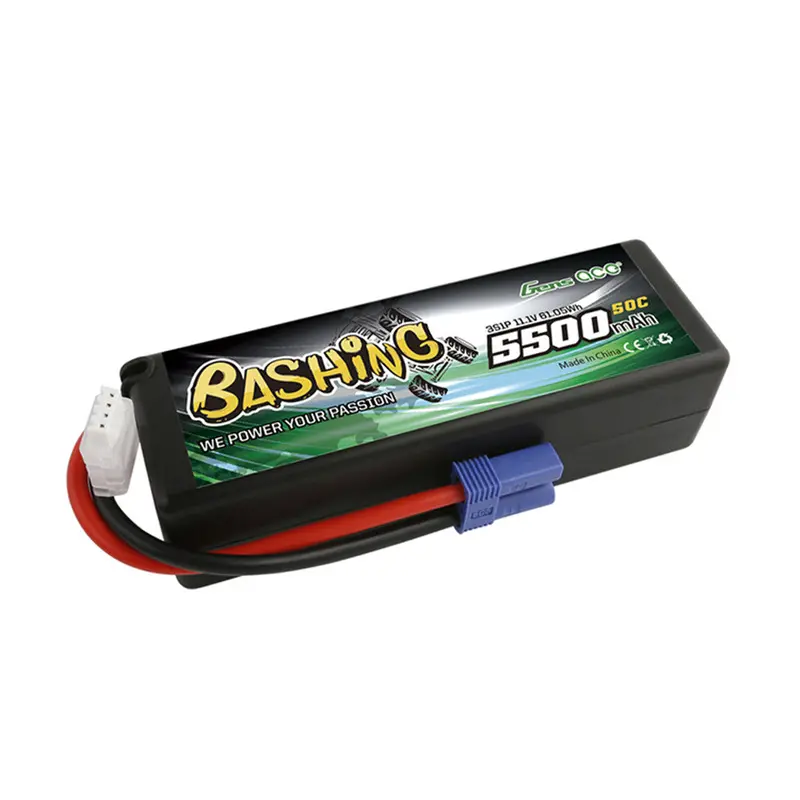 Gens Ace 14.8V 5500Mah 50C 4S1p Xt60 Plug Lipo Battery For Arrma 1/8 1/10 Rc Vehicles Parts 1