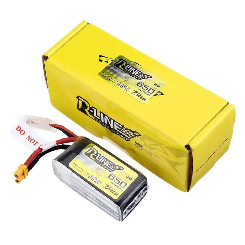 Gens Ace Tattu R-Line 1.0 Lipo Rechargeable Battery 650/750/850Mah 95C 3S 4S 6S1p For Rc Fpv Racing Drone Quadcopter 1