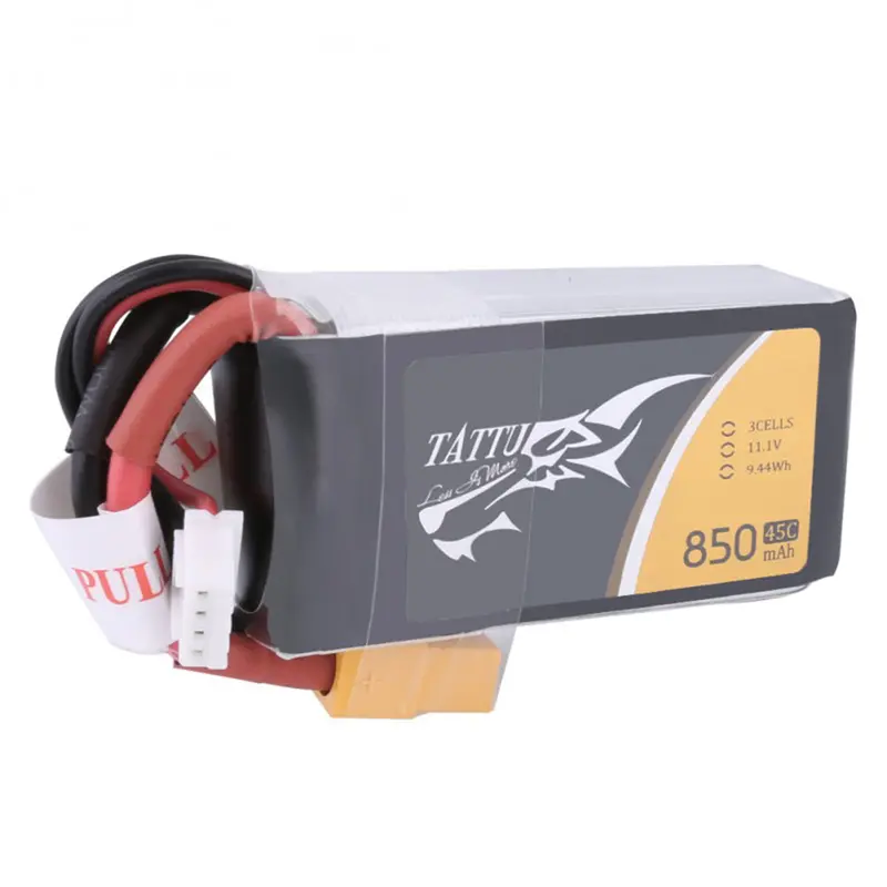 Gens Tattu 11.1V 850Mah 45C 3S1p Lipo Battery With Xt60 Plug For Rc Fpv 1
