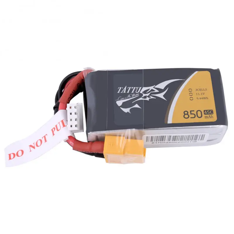 Gens Tattu 11.1V 850Mah 45C 3S1p Lipo Battery With Xt60 Plug For Rc Fpv 2