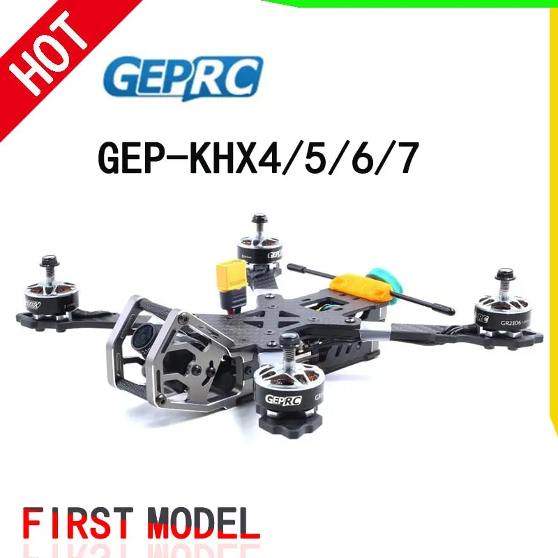 Geprc Elegant Hybrid-X Fpv Frame Kit Carbon Fiber Gep-Khx4/Khx5/Khx6/Khx7 W/ Pdb 5V&12V For Rc Drone Model Diy Racing Quadcopter 1