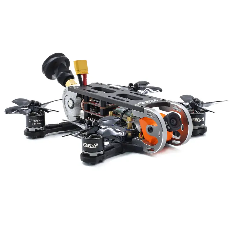 Geprc Gep-Cx Cygnet 115Mm 2 Inch Rc Fpv Racing Drone Stable F4 20A 48Ch Runcam Split Mini 2 1080P Hd 1