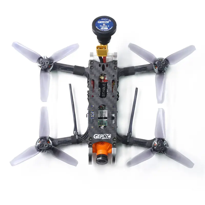 Geprc Gep-Cx Cygnet 145Mm 3 Inch Rc Fpv Racing Drone Stable F4 20A 48Ch Runcam Split Mini 2 1080P Hd 3