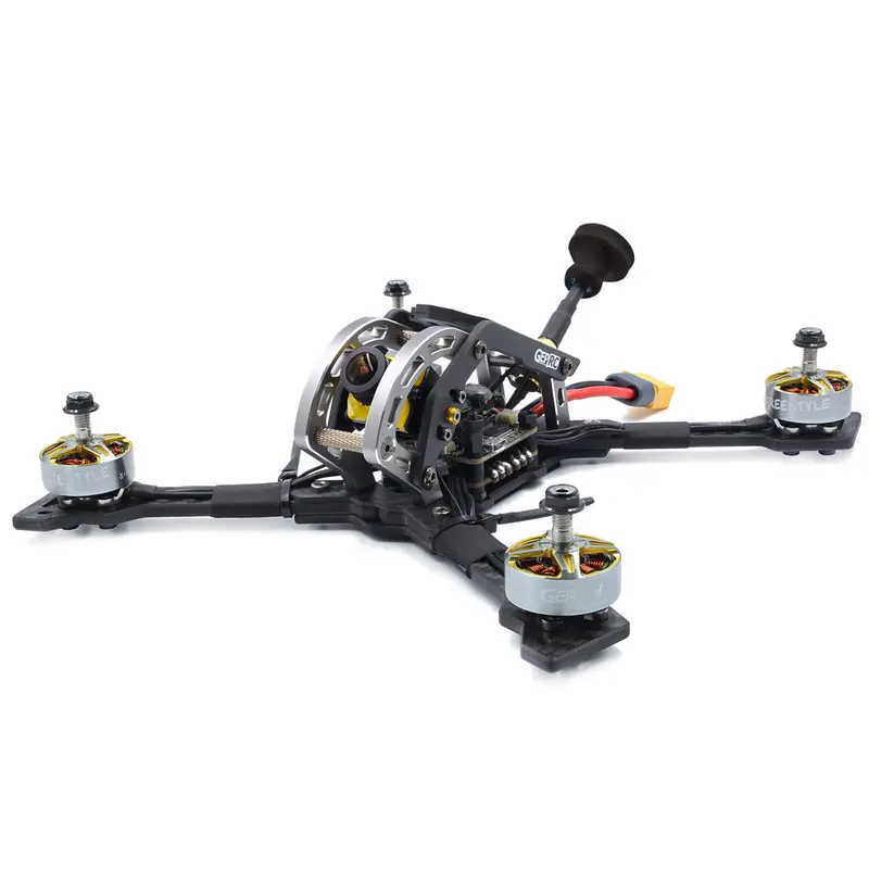Geprc Mark3 H5 225Mm 5 Inch 2-5S Fpv Racing Drone Bnf/Pnp Span F4 40A Blheli_S Dshot600 Esc 25~600Mw Vtx Caddx Ratel Cam 1