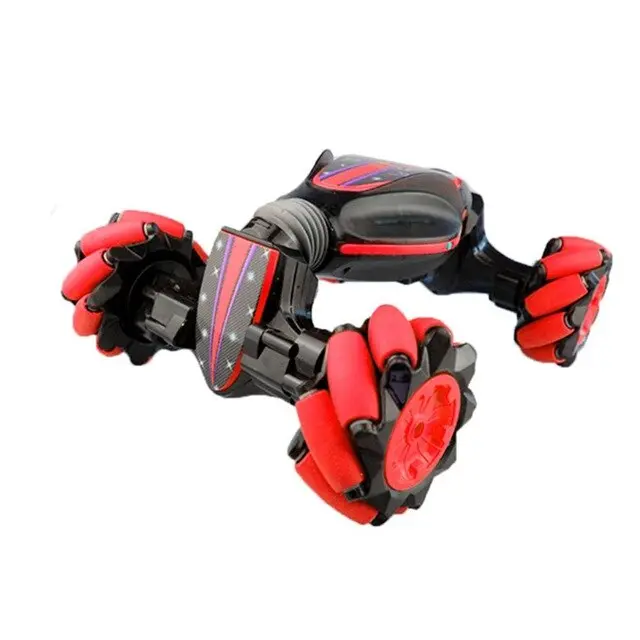 Gesture Sensing Stunt Remote Control Rc Car Children's Light Music Twisting Car Deformation Climbing Off-Road Vehicle Model 1