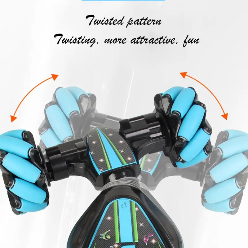 Gesture Sensing Stunt Remote Control Rc Car Children's Light Music Twisting Car Deformation Climbing Off-Road Vehicle Model 2