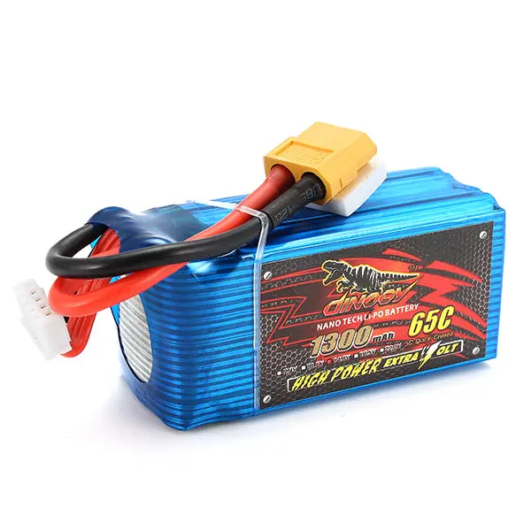Giant Power Dinogy 1300Mah 14.8V 4S 65C Lipo Battery For Rc Models 1