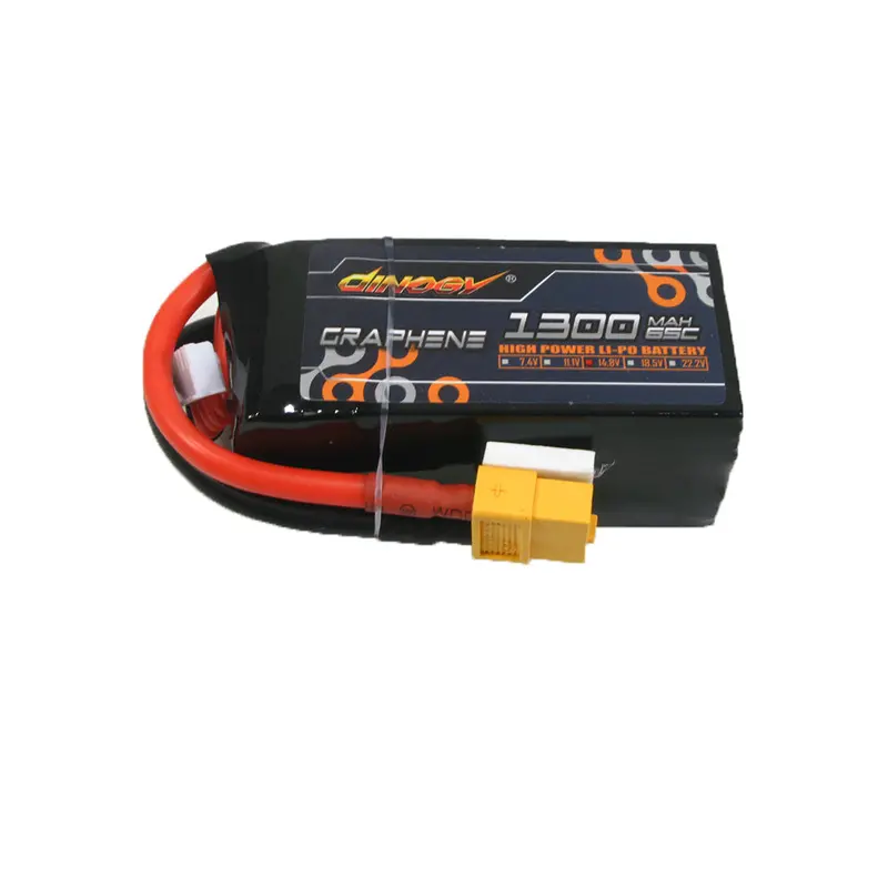 Giant Power Dinogy 14.8V 1300Mah 65C 4S Graphene Lipo Battery With Xt60 Plug For Rc Drone 1