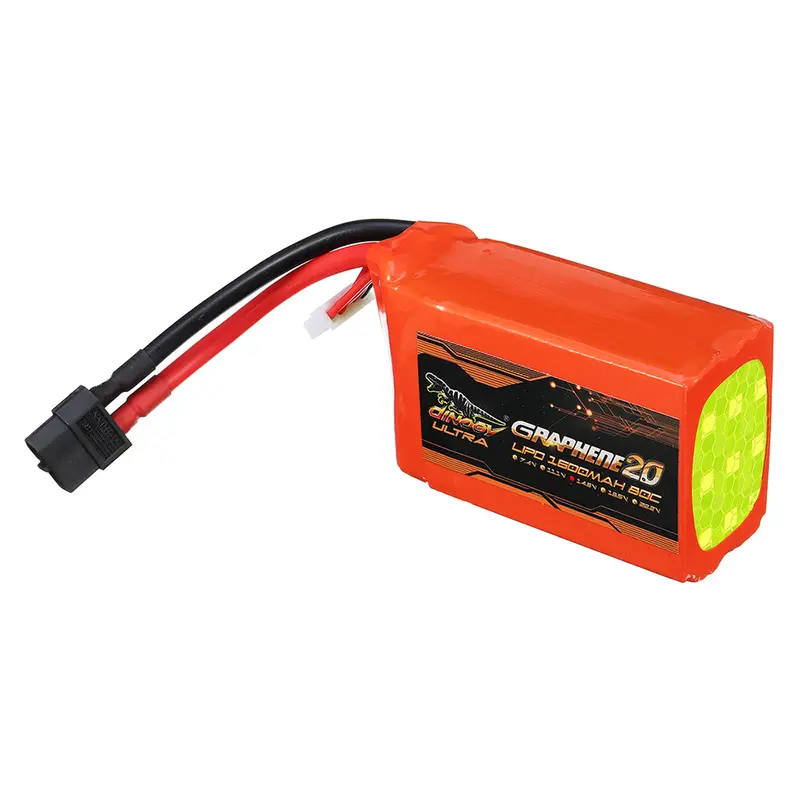 Giant Power Dinogy Ultra Graphene 2.0 14.8V 1600Mah 80C 4S Lipo Battery Xt60 Plug For Rc Model 1