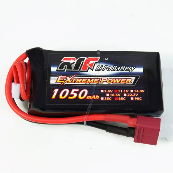 Giant Power Rtf 1050Mah 3S 11.1V 65C Lipo Battery For Rc Models 1