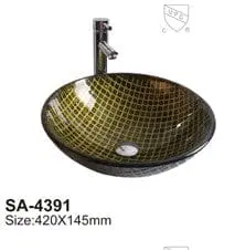 Glass Vessel Basin Sa-4391 1
