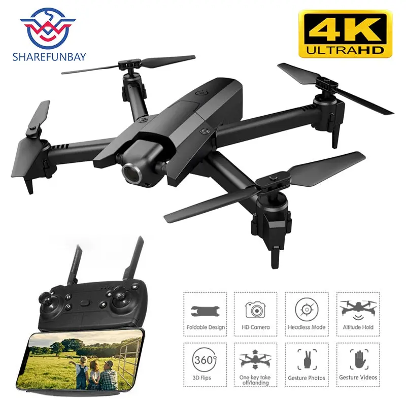 Global Drone 4K Drones With Camera Hd Rc Helicopter Foldable Quadcopter Fpv Quadrocopter Drone X Pro Dron Vs Drone E58 E520s 1