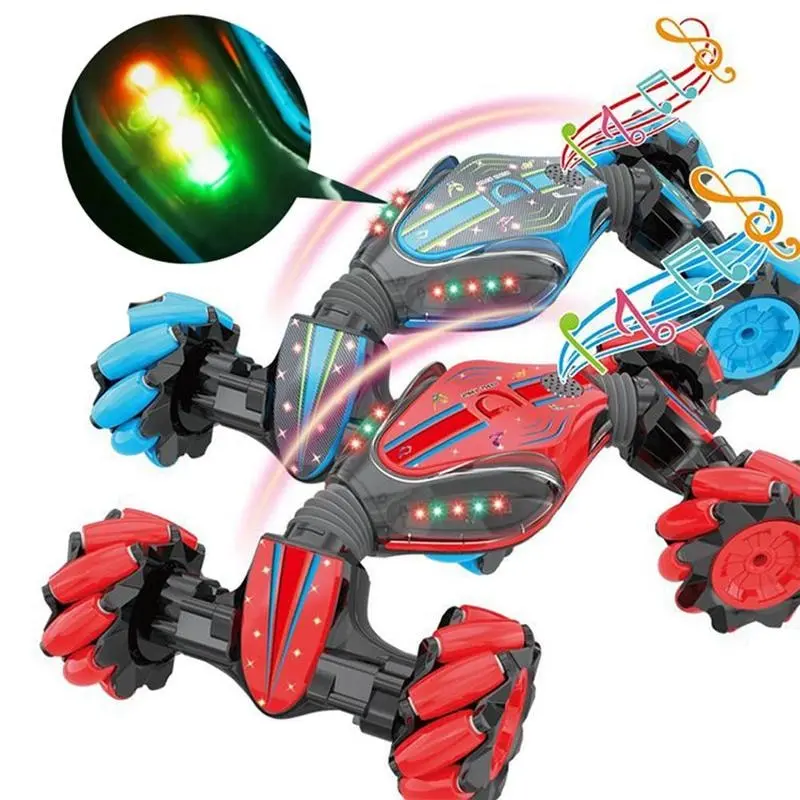 Global Funhood Gw124 Car Watch Remote Control Stunt Rc Car Gesture Sensing Twisting Vehicle Drift Car Children Driving Toy Gifts 1