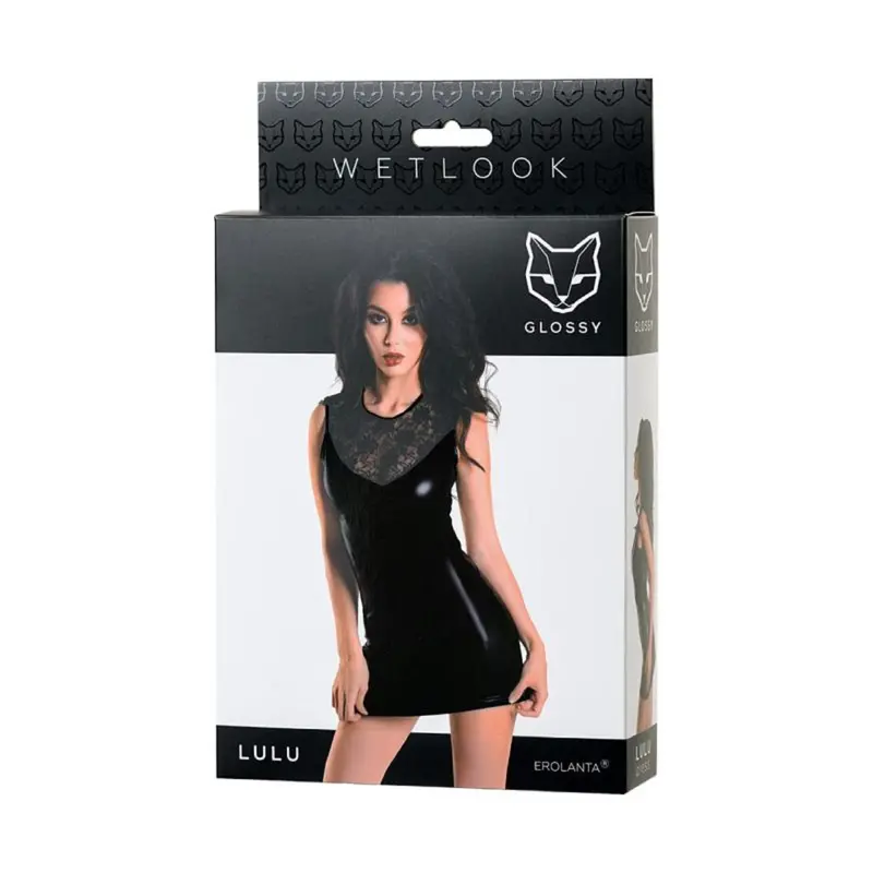 Glossy Wetlook Dress Lulu. 1