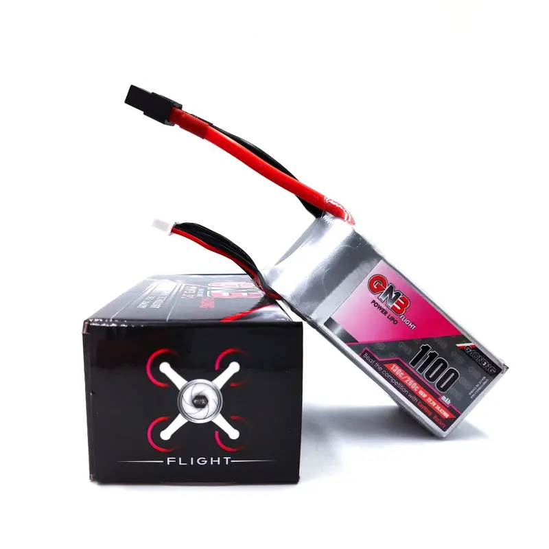 Gnb 6S1p 1100Mah 6S 130C 22.2V Xt60 Plug Lipo Battery For Rc Drone 1