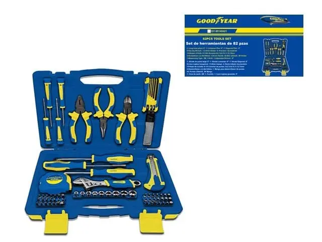 Goodyear 82 Piece Tool Set  Gy-90140421 1