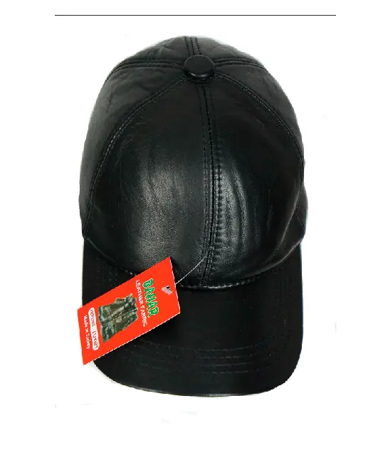 Gorra De Cuero Real Unisex 1