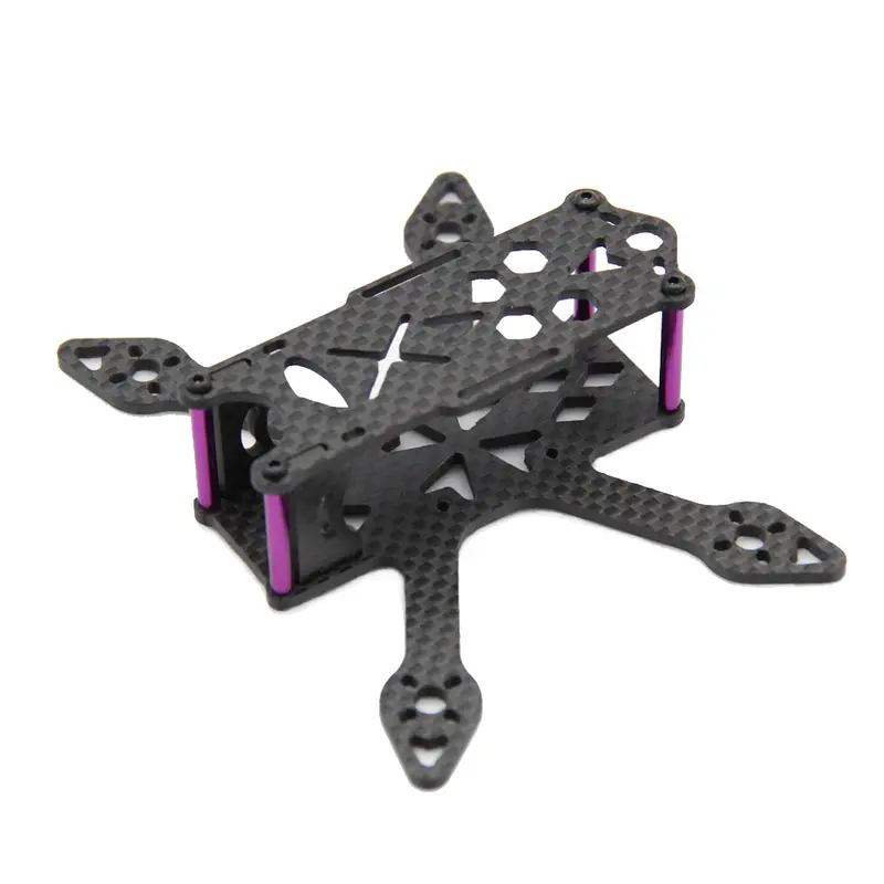 Gp120 120Mm Micro Fpv Racing Frame Kit Carbon Fiber Supports Runcam Micro Swift 2 2540 Propellers 1