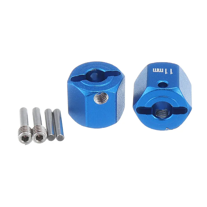 Gpm 2Pcs Aluminum Alloy Wheel Hex 12Mm Drive Adapter For Rc Axial Scx10 Ii 90046 Crawler Car Parts 1
