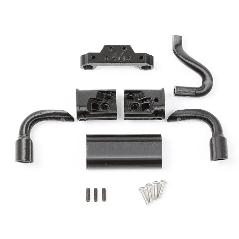 Grc Bilateral Single Double Exhaust Pipe For Scx10 90027 90046 Rc Car Parts 1