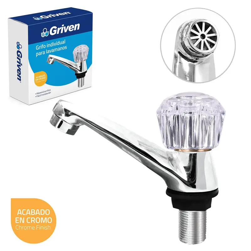 Griven Chrome Basin Tap [A367-D8523-002Ph] 1