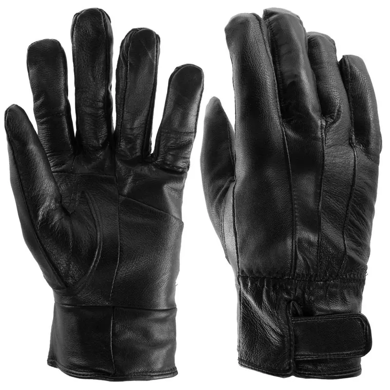 Guantes Cuero Forro Suave Para Hombre 1