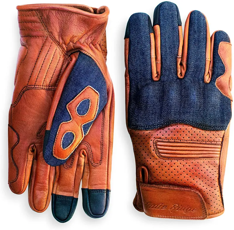 Guantes De Piel Para Motociclista 1
