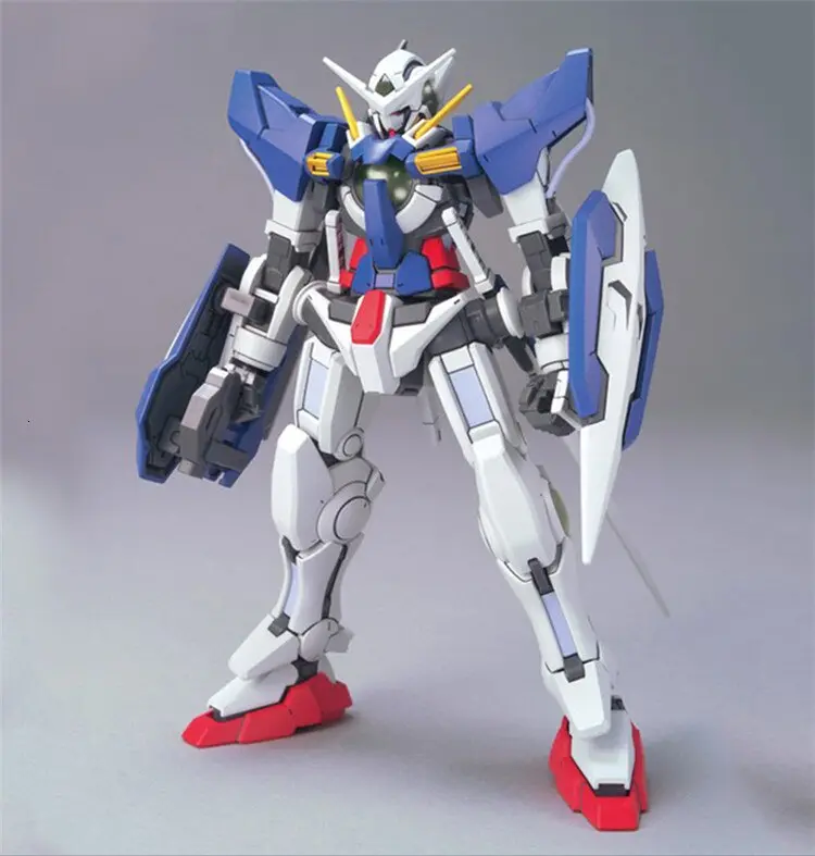 Gundam 1/144 Hg Gundam Exia Mobile Suit Assemble Model Kits Action Figures Children's Toys 1