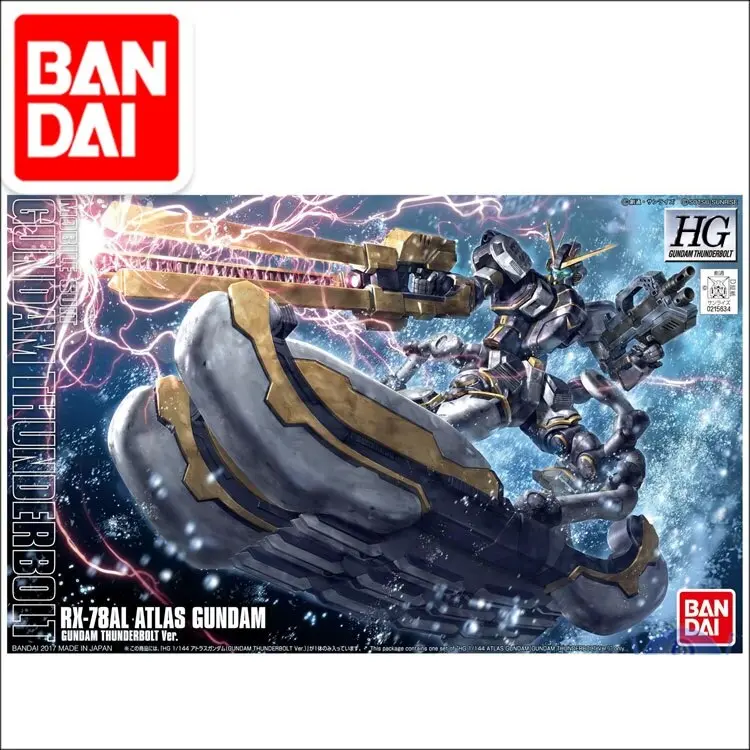 Gundam Bandai Thunderbolt Model Hg 1/144 Hguc Rx-78Al Atlas Gundam Mobile Suit Kids Toys 1