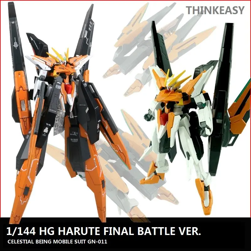 Gundam Model Hg 1/144 00 Transformation Robot Harute Celestial Being Delta Armor Unchained Mobile Suit Kids Toys 1