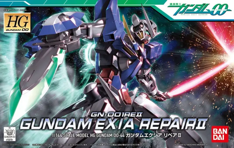 Gundam Model Hg 1/144 Gn-001 Exia 00 Repair Ii Gundam Ready Pleayer One Thunderbolt Armor Unchained Mobile Suit Kids Toys 1
